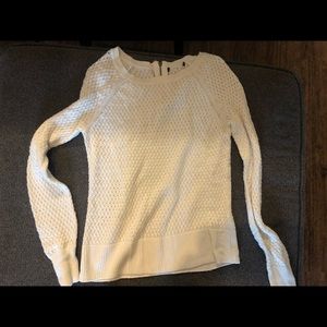 Softest ever white knit sweater
